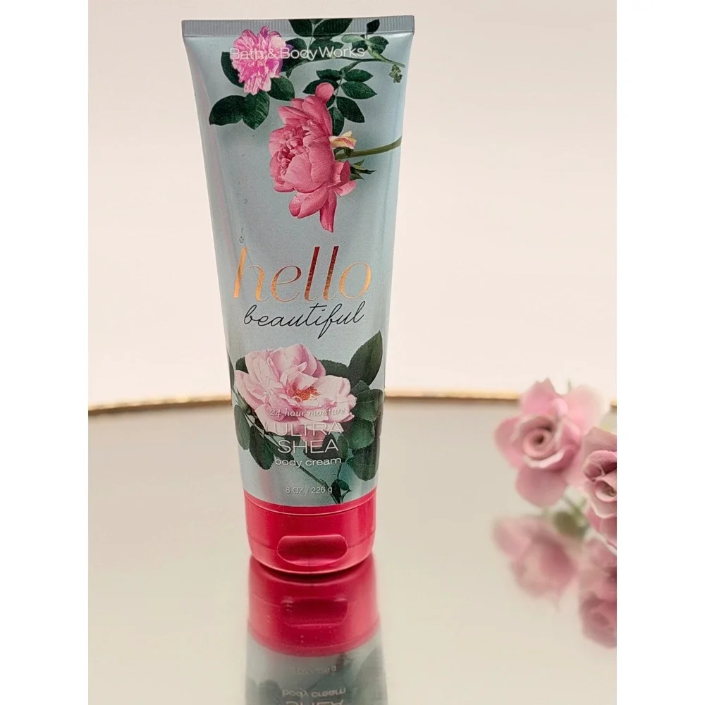 Bath & Body Works Hello Beautiful Ultra Shea Body Cream 8oz Floral Scent Fresh